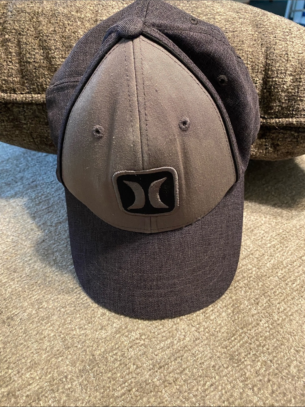 Hurley Two-Tone Logo Cap - Charcoal & Navy size Boy